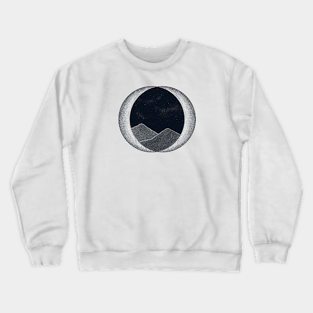 Twin Mountains Crewneck Sweatshirt by jy ink